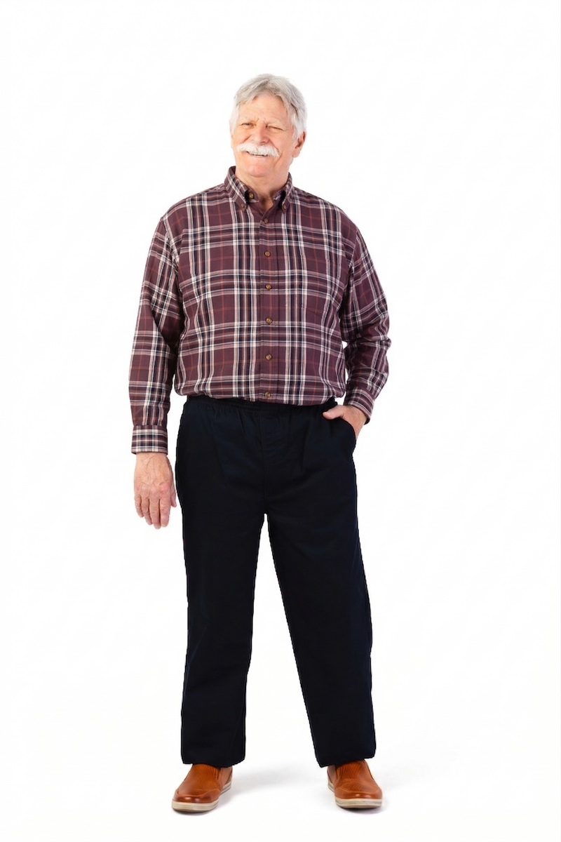 Long Sleeve Sport Shirt With VELCRO® Fasteners for men by Buck & Buck, and available in different sizes. This tops item is part of our shirts collection.