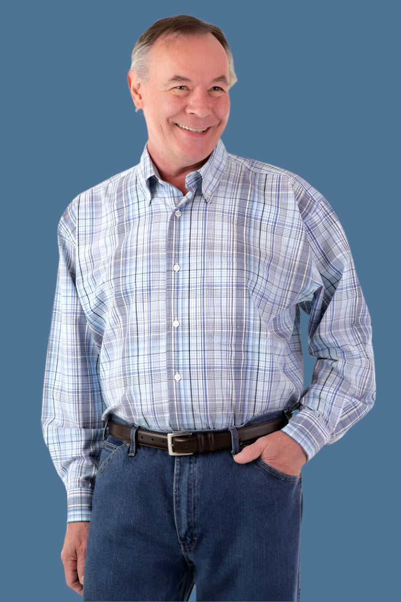 Long Sleeve Snap Back Sport Shirt for men by Buck & Buck, and available in different sizes. This tops item is part of our shirts collection.