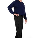 Men's Side Zip Knit Pants by Buck & Buck in Black, and available in different sizes. This bottoms item is part of our trousers collection.