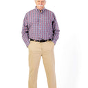 Men's Elastic Waist Pants by Buck & Buck in Khaki, and available in different sizes. This bottoms item is part of our trousers collection.