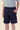 Men's Knit Shorts by Buck & Buck in navy, and available in different sizes. This bottoms item is part of our jogger shorts collection.
