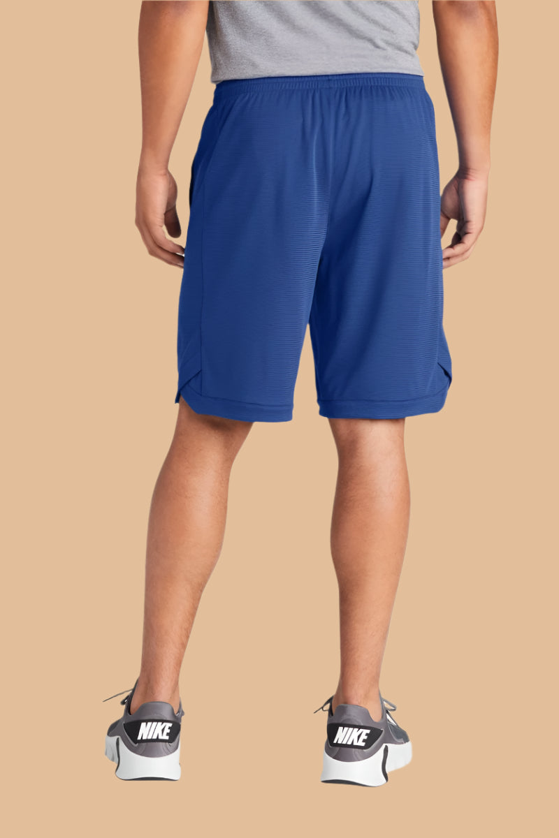 Poly Knit Shorts With Pockets for men by Buck & Buck in Royal, and available in different sizes. This bottoms item is part of our jogger shorts collection.