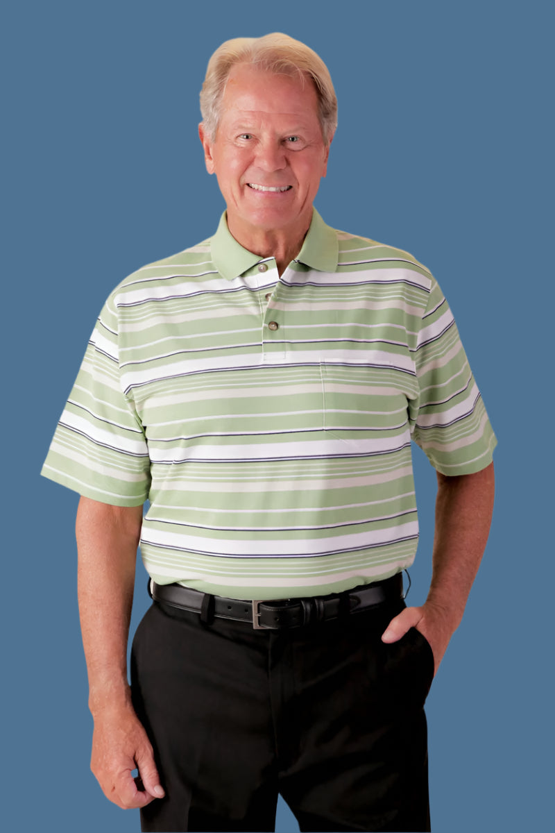 Short Sleeve Snap Back Polo Shirt for men by Buck & Buck, and available in different sizes. This tops item is part of our polos collection.