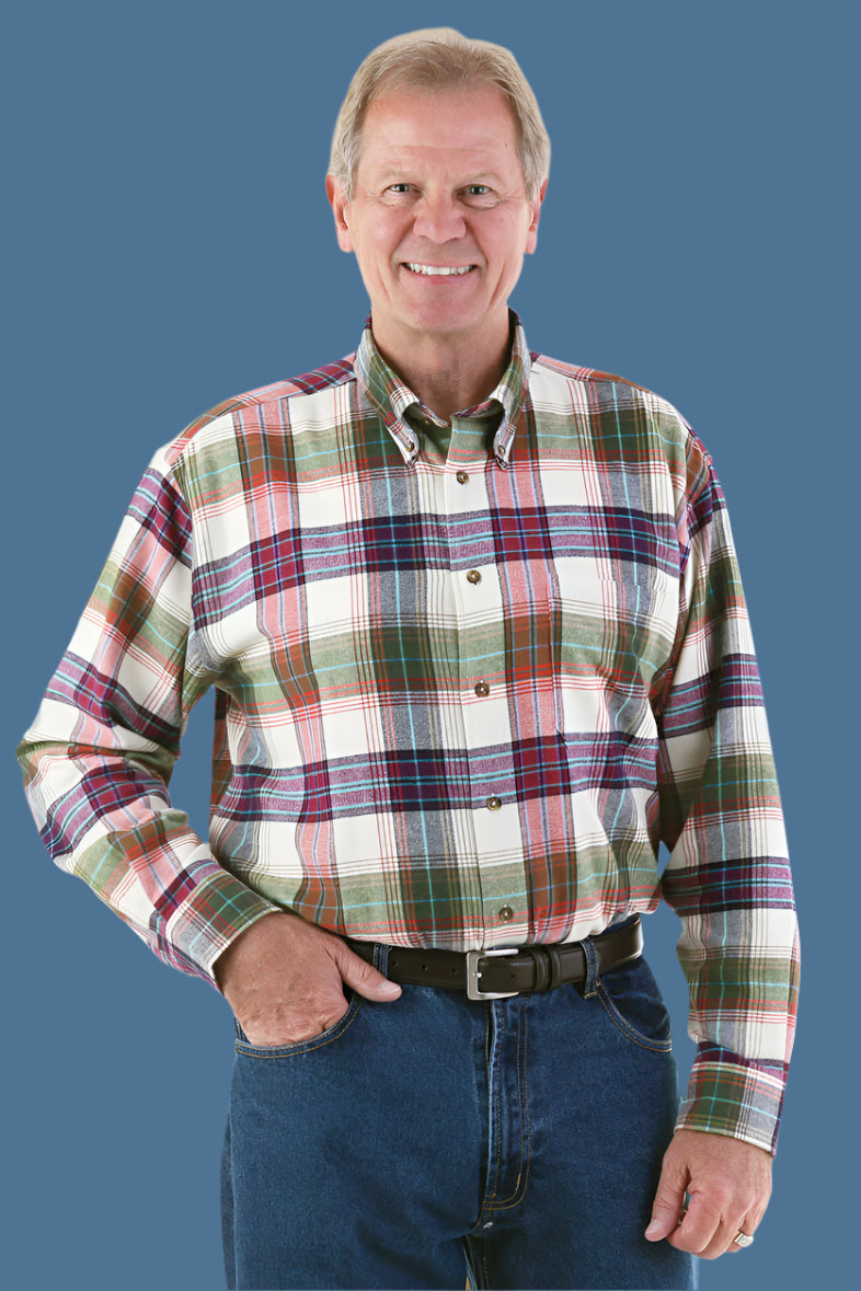 Flannel Shirt With VELCRO® Fasteners for men by Buck & Buck, and available in different sizes. This tops item is part of our shirts collection.