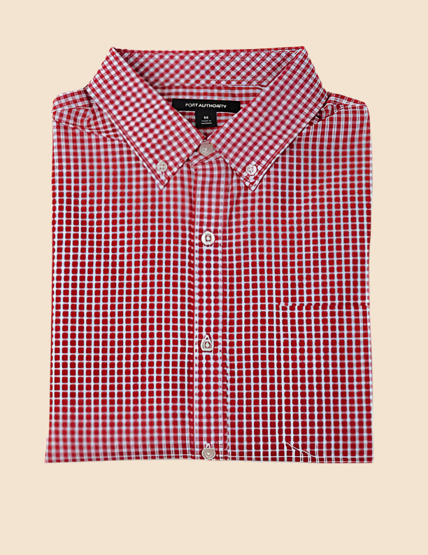 Short Sleeve Gingham Shirt With VELCRO® Fasteners for men by Buck & Buck in Gray, and available in different sizes. This tops item is part of our shirts collection.