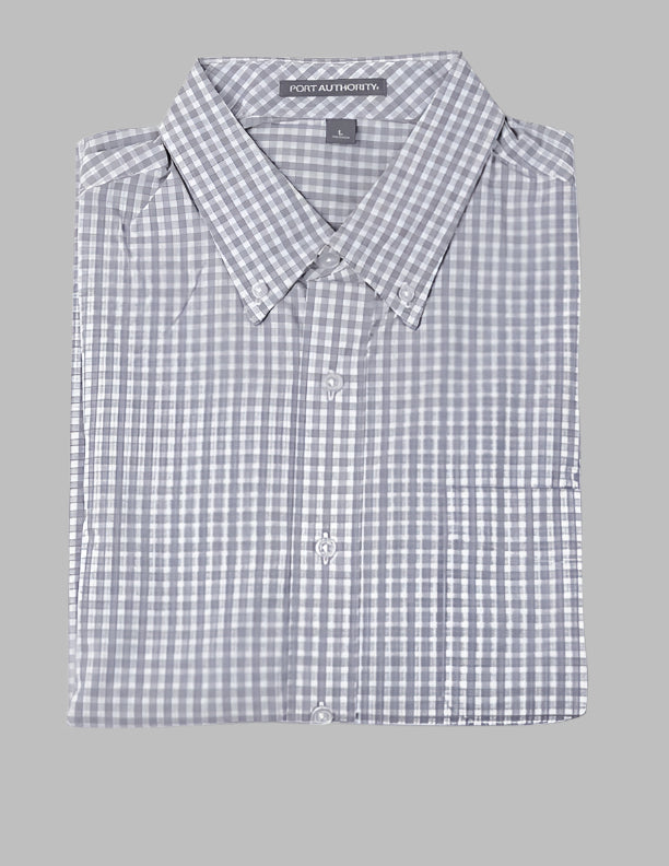 Long Sleeve Gingham Shirt With VELCRO® Fasteners for men by Buck & Buck in Gray, and available in different sizes. This tops item is part of our shirts collection.