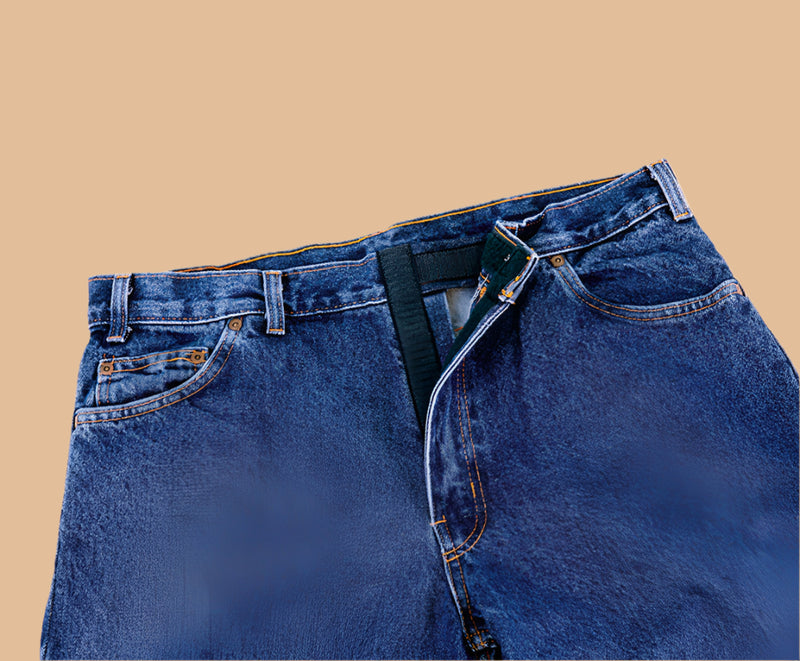 5 Pocket Jeans With VELCRO® Fastener Fly for men by Buck & Buck in Denim, and available in different sizes. This bottoms item is part of our jeans collection.