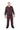 Men's Flannel Pajamas With VELCRO® Fasteners at Front by Foxfire in dark red plaid and available in different sizes. This men's pajama set is part of our sleepwear collection.