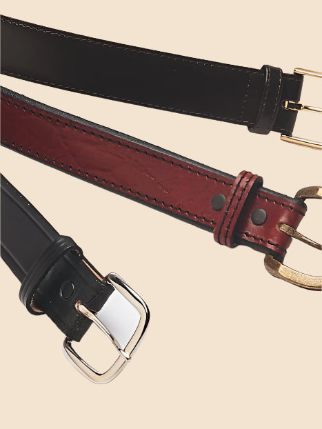Men's Leather Belt by Buck & Buck in Black, and available in different sizes. This accessories & home item is part of our belts collection.