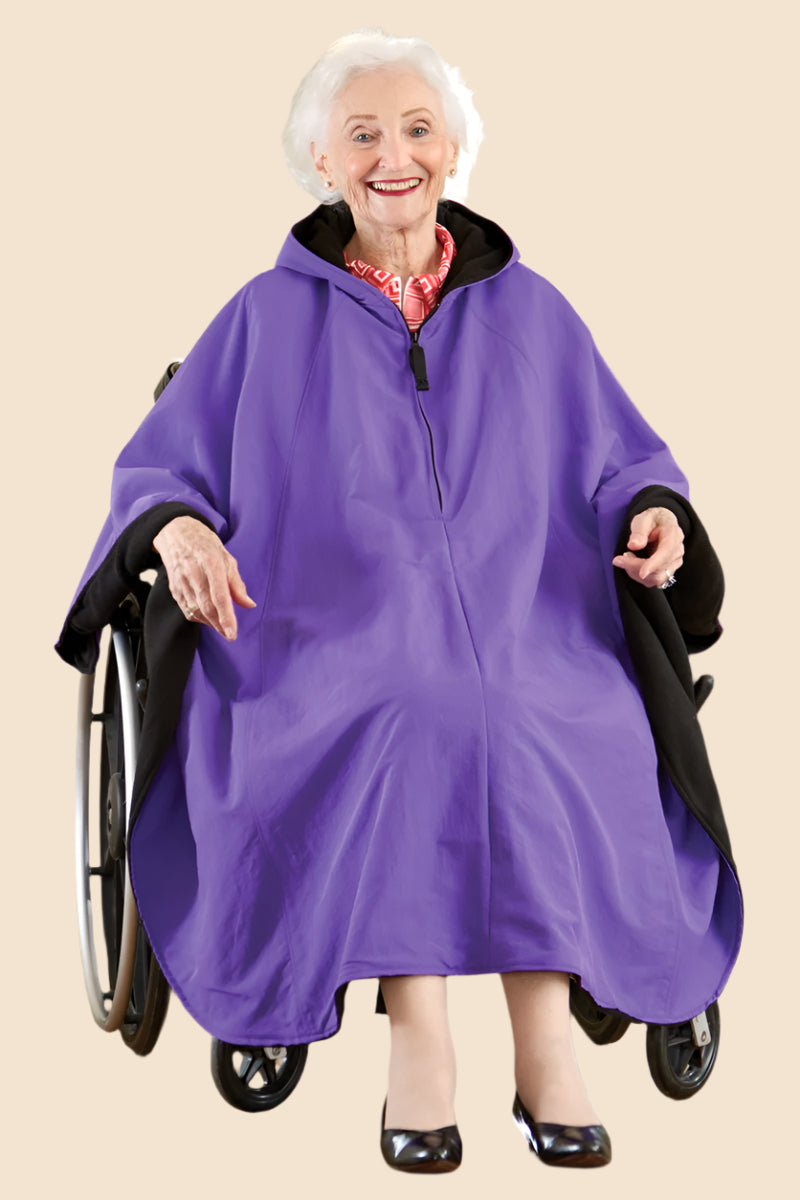 Women's Rain Poncho by Buck & Buck in Royal, and available only in a one-size option. This outerwear & layering item is part of our ponchos collection.