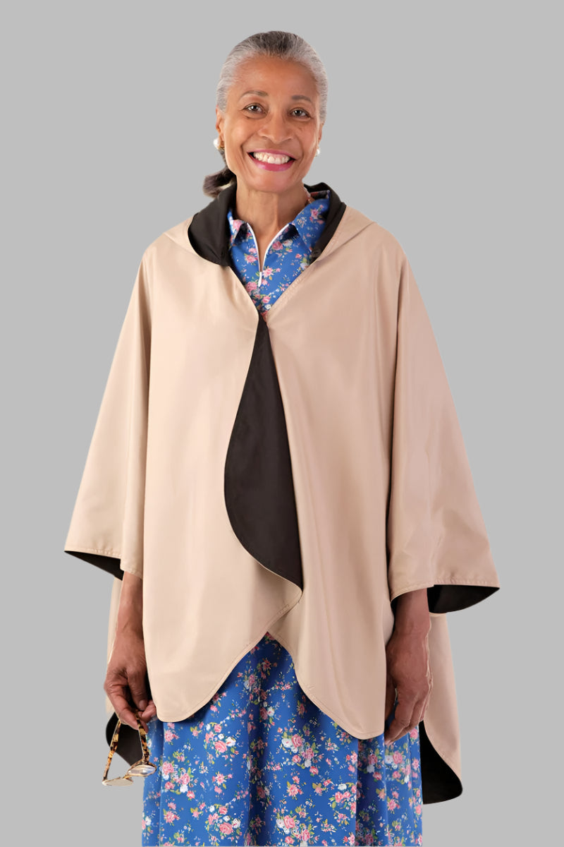 ジャケット・アウター REVERSIBLE COLOR PONCHO COAT 61Cno2JN2hL._UY1000_.jpg