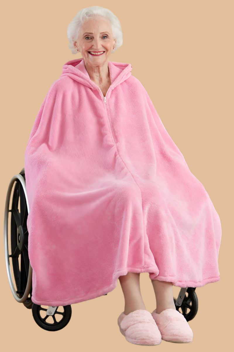 Women's So-Soft Shower Robe by Buck & Buck in Pink, and available only in a one-size option. This sleepwear item is part of our robes collection.