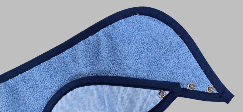 Women's Terry Extra-Long Waterproof Bib by Buck & Buck, and available only in a one-size option. This accessories & home item is part of our bibs collection.