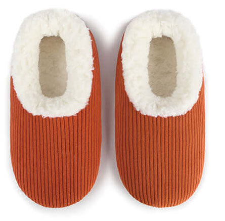Women's Snoozies by Buck & Buck in Orange, and available in different sizes. This footwear item is part of our slippers collection.