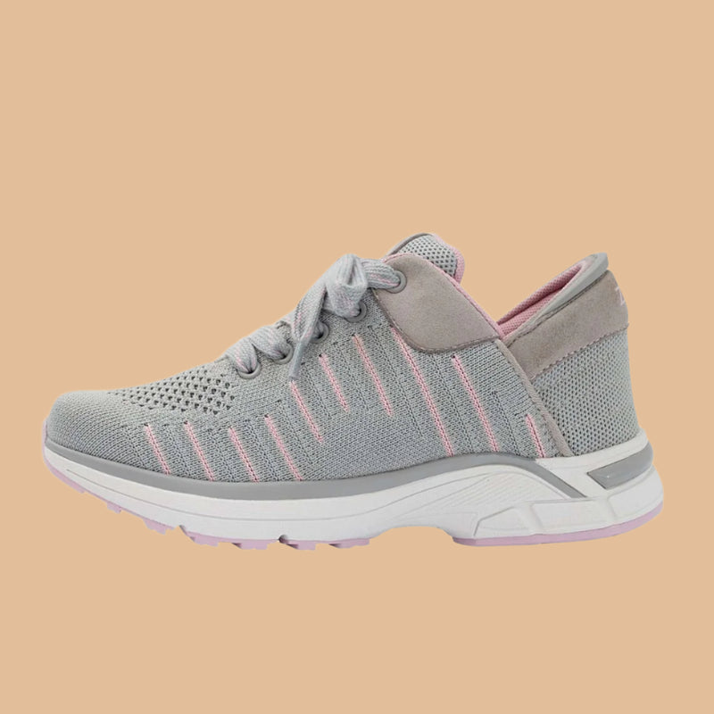 Zeba® Hands Free Women's Sneakers by Zeba Shoes in Rose Gray, and available in different sizes. This footwear item is part of our sneakers collection.