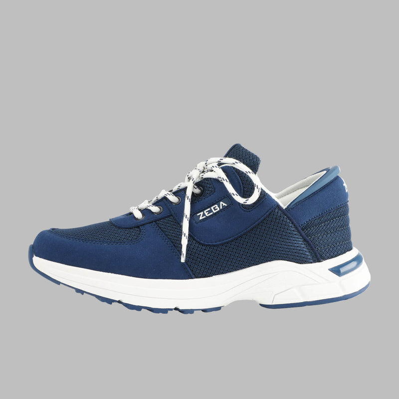 Zeba® Hands Free Men's Sneakers by Zeba Shoes in Royal Navy, and available in different sizes. This footwear item is part of our sneakers collection.