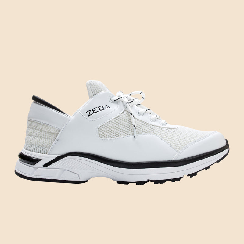 Zeba® Hands Free Men's Sneakers by Zeba Shoes in White, and available in different sizes. This footwear item is part of our sneakers collection.