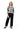 Women's Tunic Jumpsuit by Buck & Buck in White Top/Black Pants, and available in different sizes. This one-piece garments item is part of our one-pieces collection.