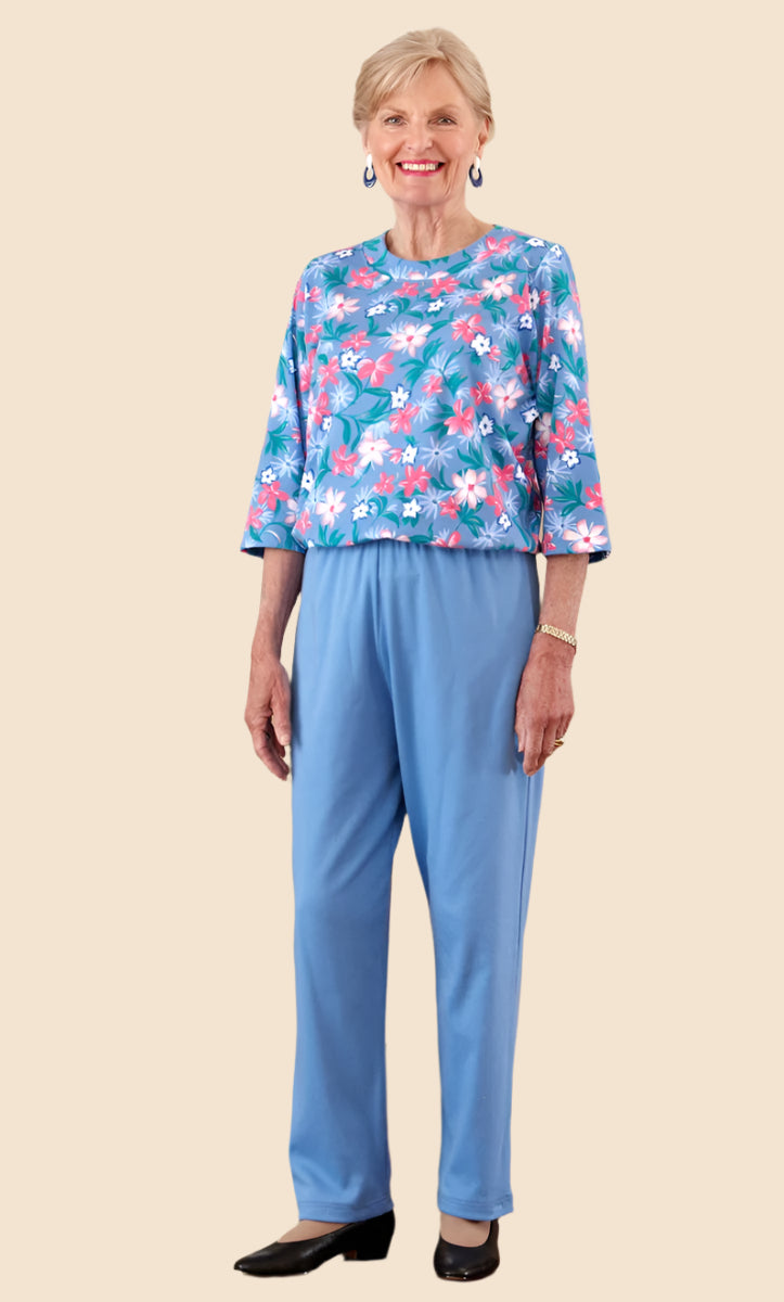 Printed Top Perfect Fit Jumpsuit for women by Buck & Buck, and available in different sizes. This one-piece garments item is part of our one-pieces collection.