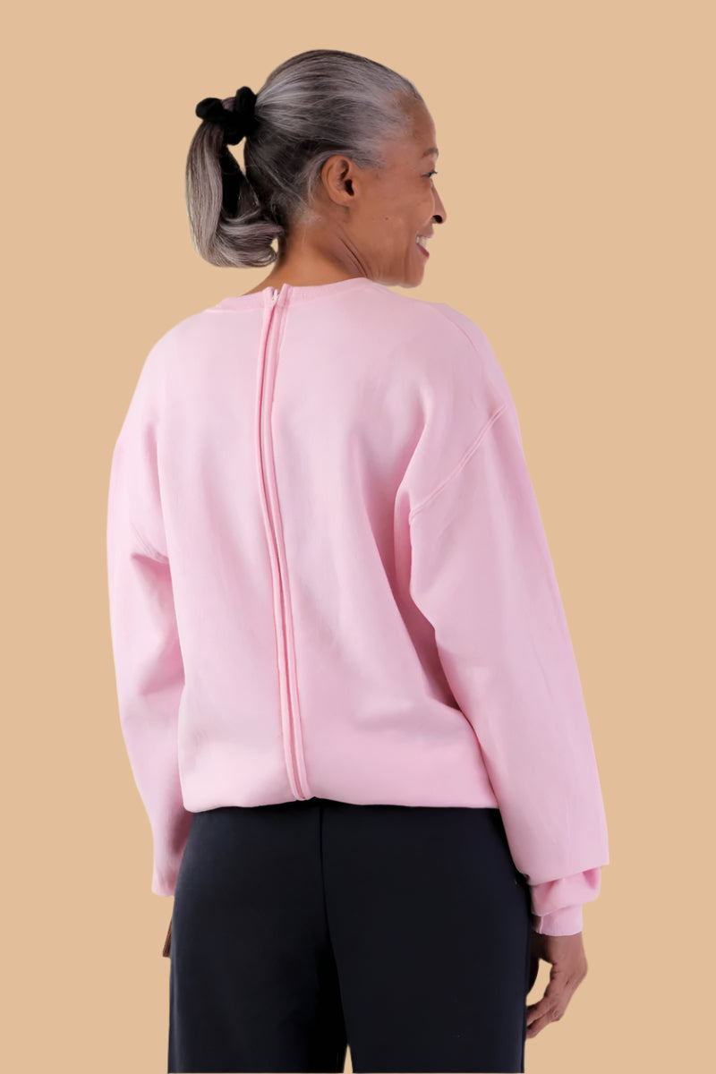 Printed Two Tone Sweat Jumpsuit for women by Buck & Buck in Pink Top/Black Pants, and available in different sizes. This one-piece garments item is part of our one-pieces collection.