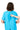Women's Short Sleeve Wrap Back T-Shirt by Buck & Buck in turquoise, and available in different sizes. This tops item is part of our t-shirts collection.