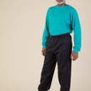 Men's Long Sleeve Solid wrap back T-Shirt by Buck & Buck in jade, and available in different sizes. This tops item is part of our t-shirts collection.