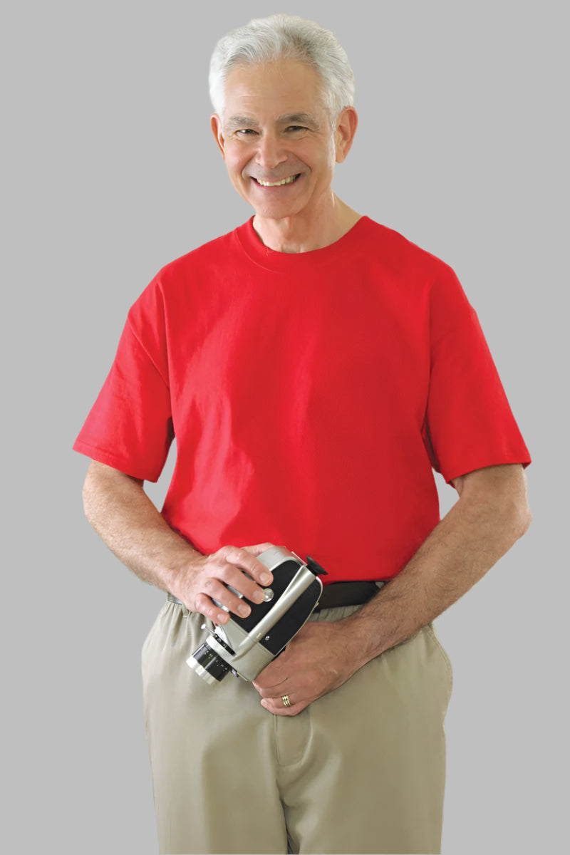 Men's Short Sleeve Solid T-Shirt by Buck & Buck in Red, and available in different sizes. This tops item is part of our t-shirts collection.