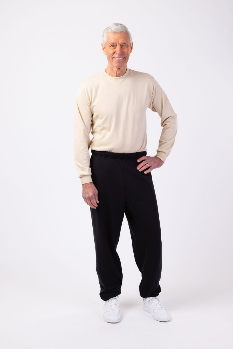 Men's Long Sleeve Solid Snap Back T-Shirt by Buck & Buck in Black in tan, and available in different sizes. This tops item is part of our t-shirts collection.