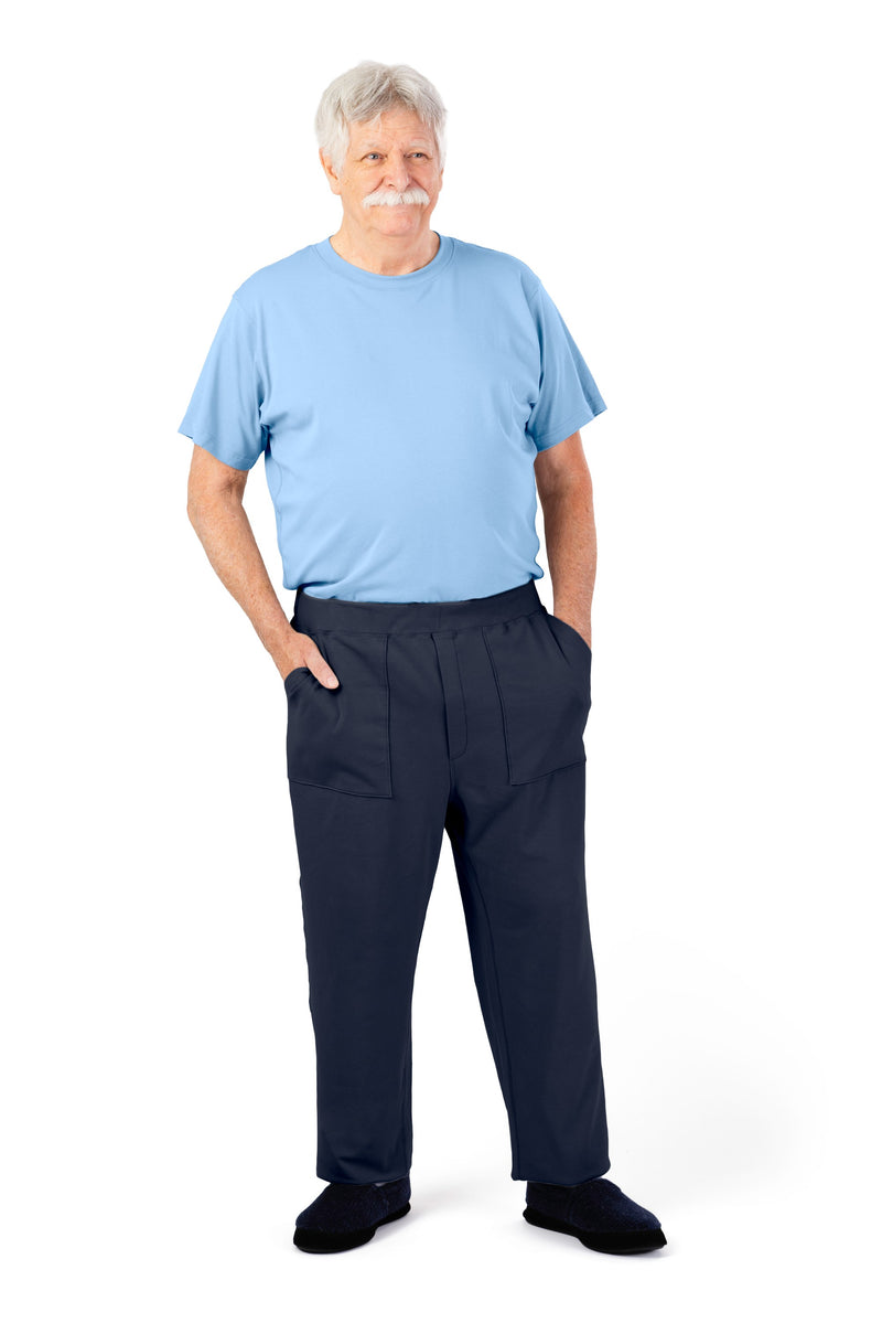 Men's Short Sleeve Jumpsuit by Buck & Buck in Blue Top/Navy Pants, and available in different sizes. This one-piece garments item is part of our one-pieces collection.