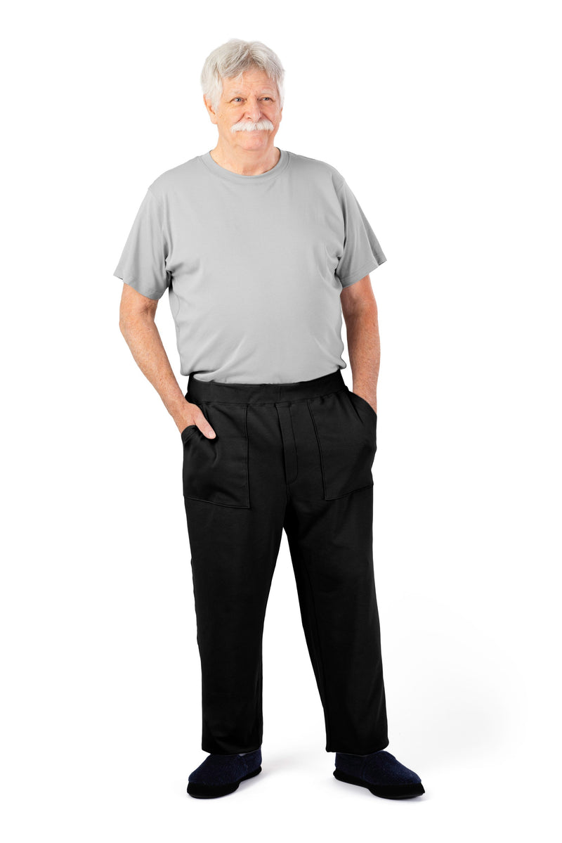 Men's Short Sleeve Jumpsuit by Buck & Buck in Gray Top/Black Pants, and available in different sizes. This one-piece garments item is part of our one-pieces collection.