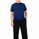 Men's Light Weight Short Sleeve T-Shirt by District in navy, and available in different sizes. This tops item is part of our t-shirts collection.