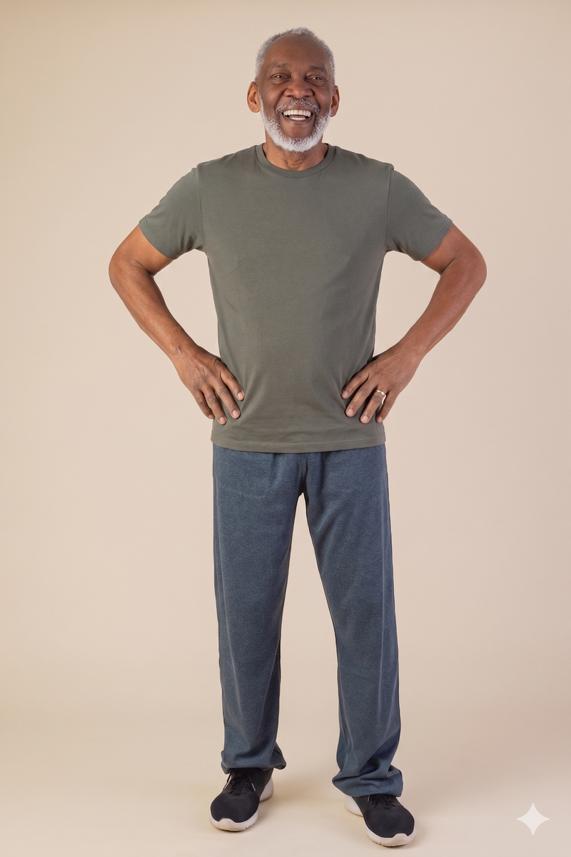 Men's Light Weight Short Sleeve T-Shirt by District in olive, and available in different sizes. This tops item is part of our t-shirts collection.