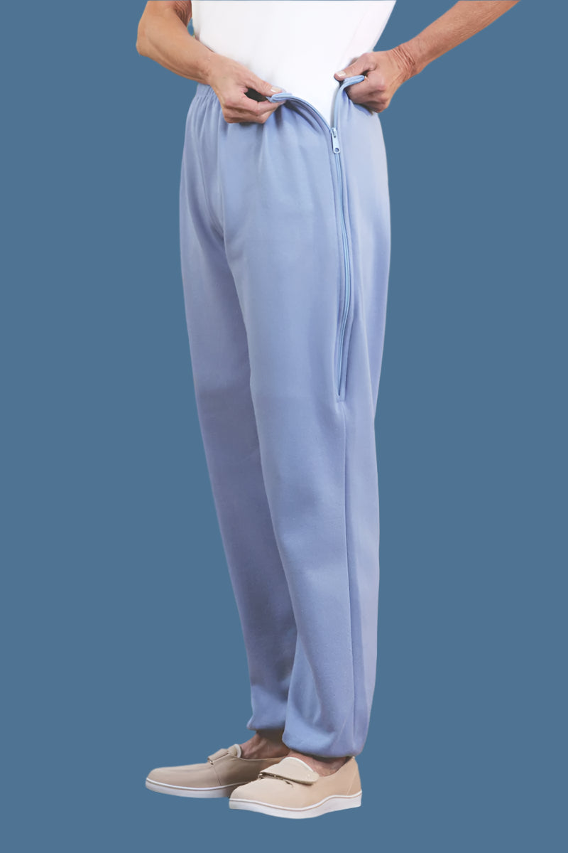 Women's Side Zip Sweatpants by Buck & Buck, and available in different sizes. This bottoms item is part of our sweatpants collection.