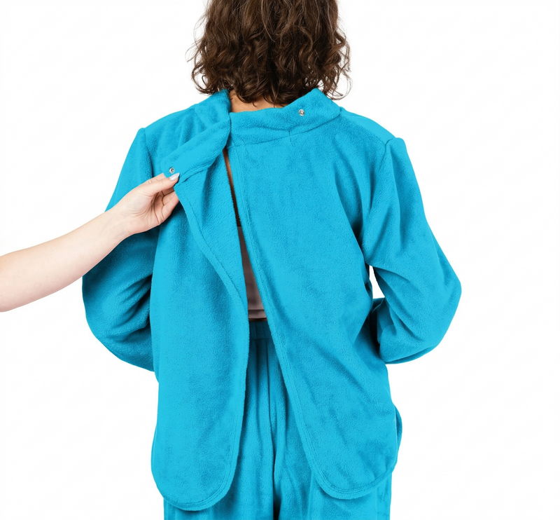 V-Neck So-Soft Wrap Back Top for women by Buck & Buck in turquoise and available in different sizes. This tops item is part of our clothing tops collection.