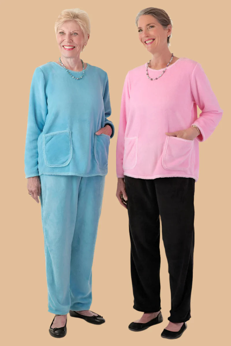 Women's Pocketed So-Soft Adaptive Set by Buck & Buck, and available only in a one-size option. This bundles item is part of our outfit sets collection.