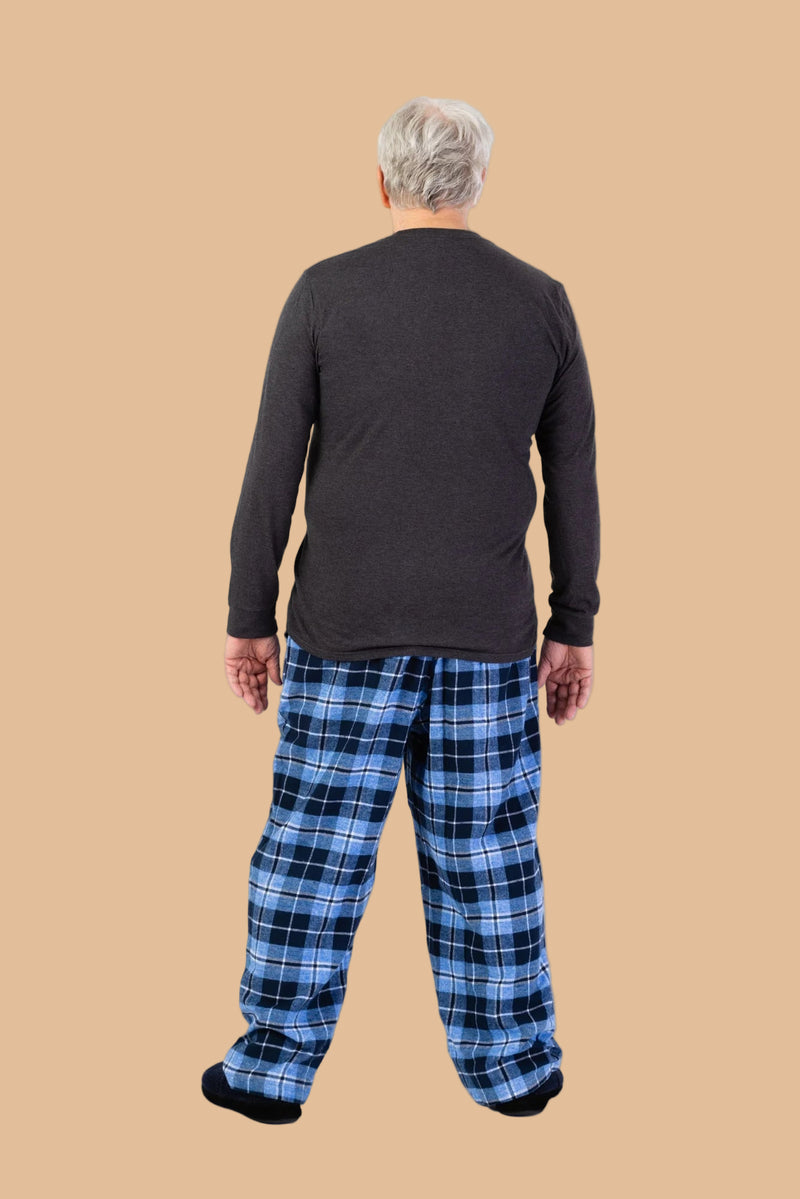 Flannel For Him Pajama Gift Set for men by Buck & Buck, and available only in a one-size option. This bundles item is part of our outfit sets collection.