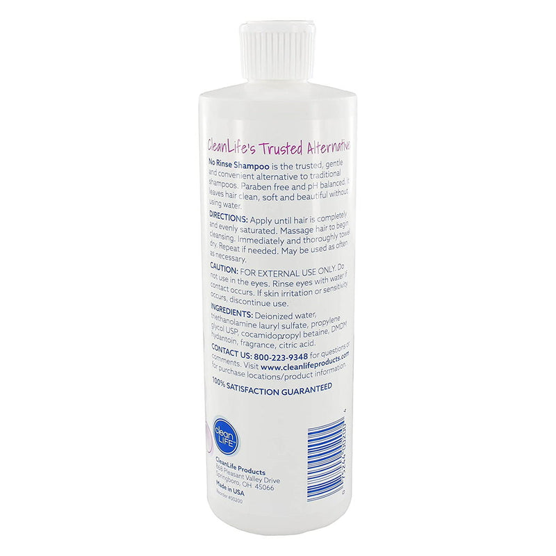 CleanLife No Rinse Shampoo by LL Medico, and available only in a one-size option. This accessories & home item is part of our shampoo collection.