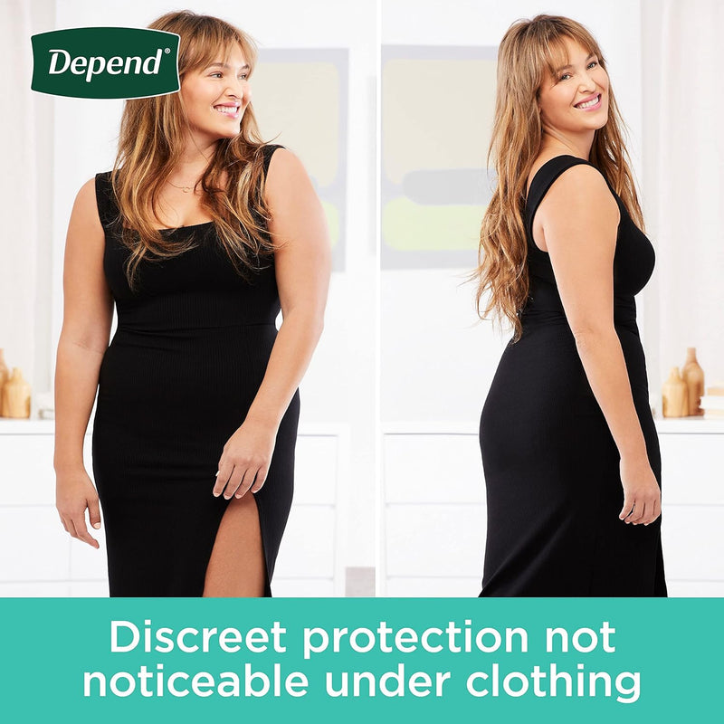Depend Fresh Protection Underwear for Women by LL Medico, and available only in a one-size option. This undergarments item is part of our adult diapers collection.