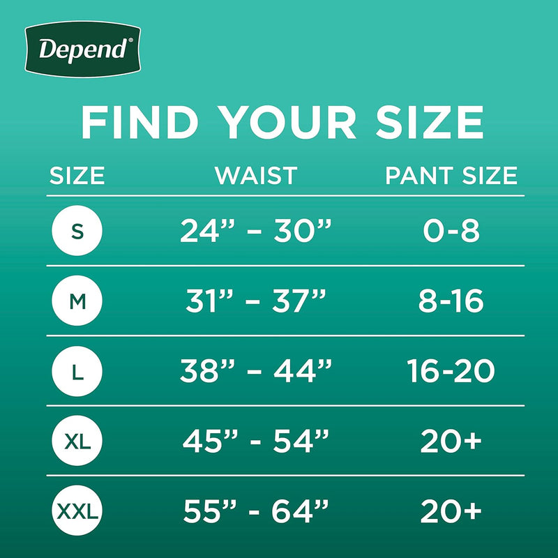 Depend Fresh Protection Underwear for Women by LL Medico, and available only in a one-size option. This undergarments item is part of our adult diapers collection.