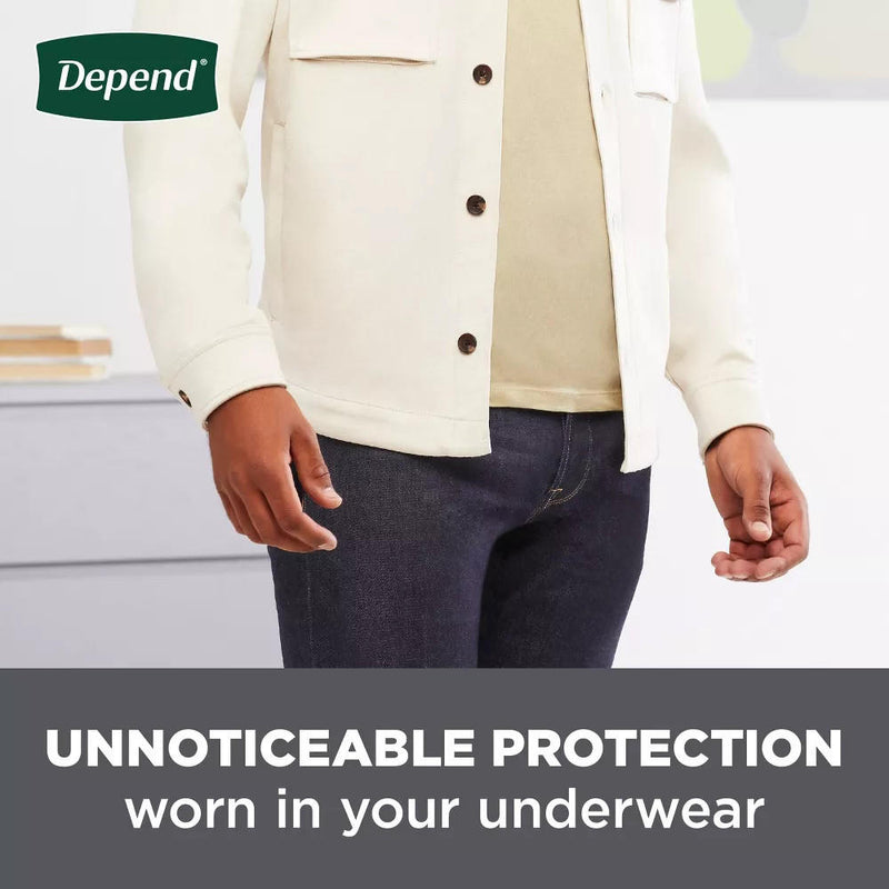 Depend Incontinence Guards for Men by LL Medico, and available only in a one-size option. This undergarments item is part of our incontinence pads collection.