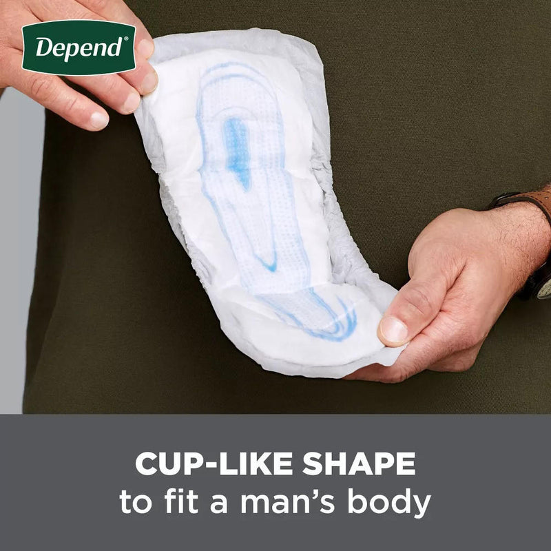 Depend Incontinence Guards for Men by LL Medico, and available only in a one-size option. This undergarments item is part of our incontinence pads collection.