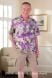 Hawaiian Shirt w/ VELCRO® Brand Fasteners