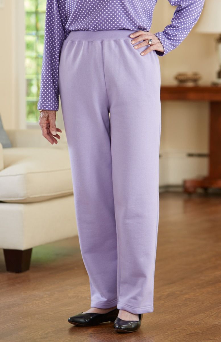 Soft Waist Sweatpants Adaptive Clothing for Seniors, Disabled