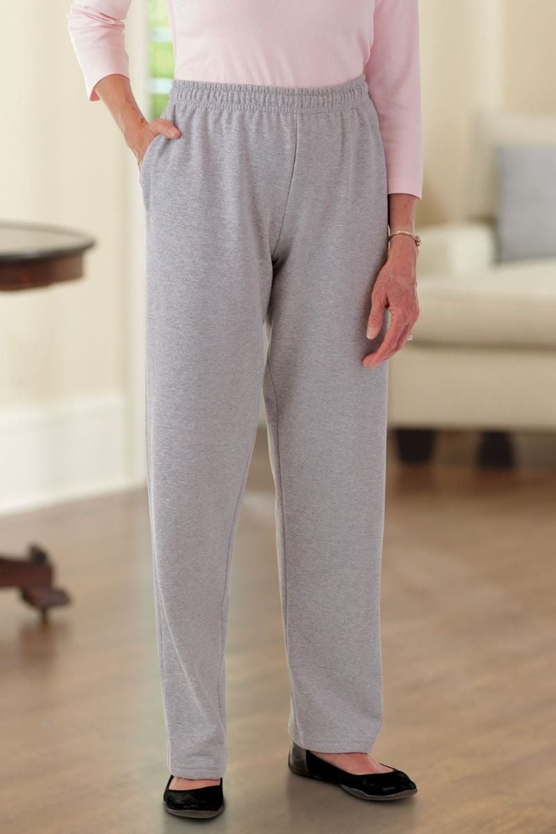 Pocketed Sweat Pant Adaptive Clothing for Seniors, Disabled & Elderly Care