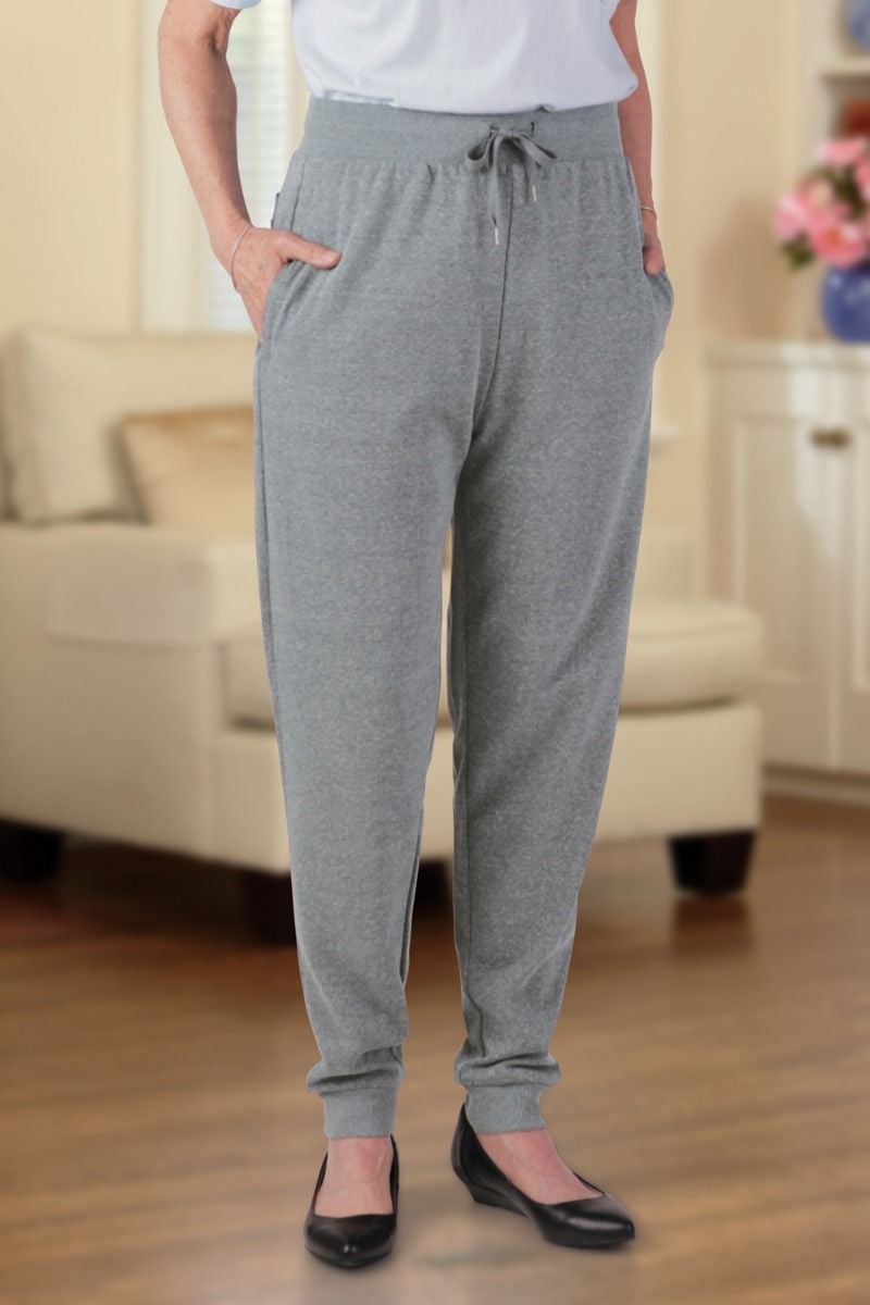 Light Weight Joggers Adaptive Clothing for Seniors, Disabled