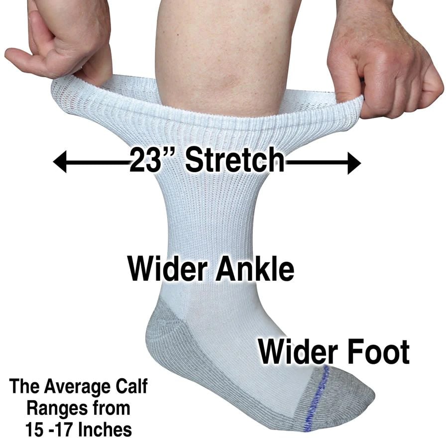 Super Stretch Socks-Unisex Adaptive Clothing for Seniors, Disabled &  Elderly Care