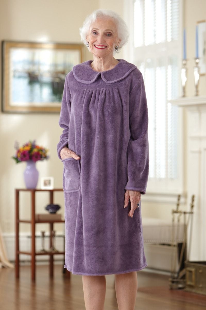 So-Soft Snap Back Dress Adaptive Clothing for Seniors, Disabled