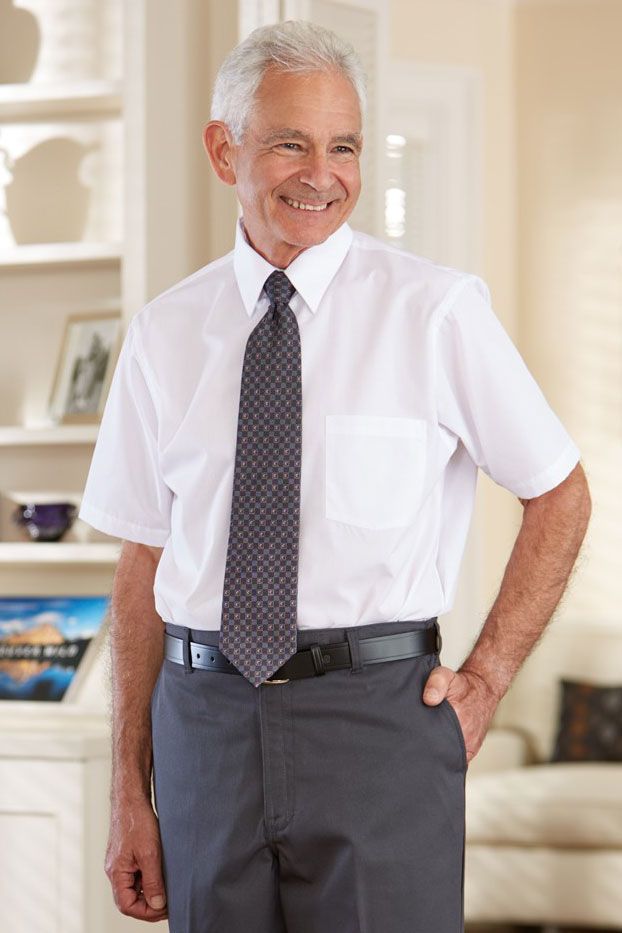 Short sleeve dress shirt and tie 2025
