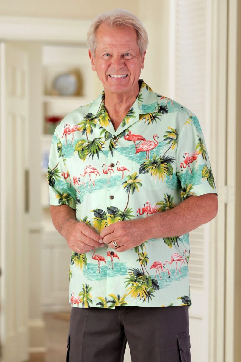 Hawaiian Shirt w/ VELCRO® Brand Fasteners Adaptive Clothing for Seniors,  Disabled & Elderly Care