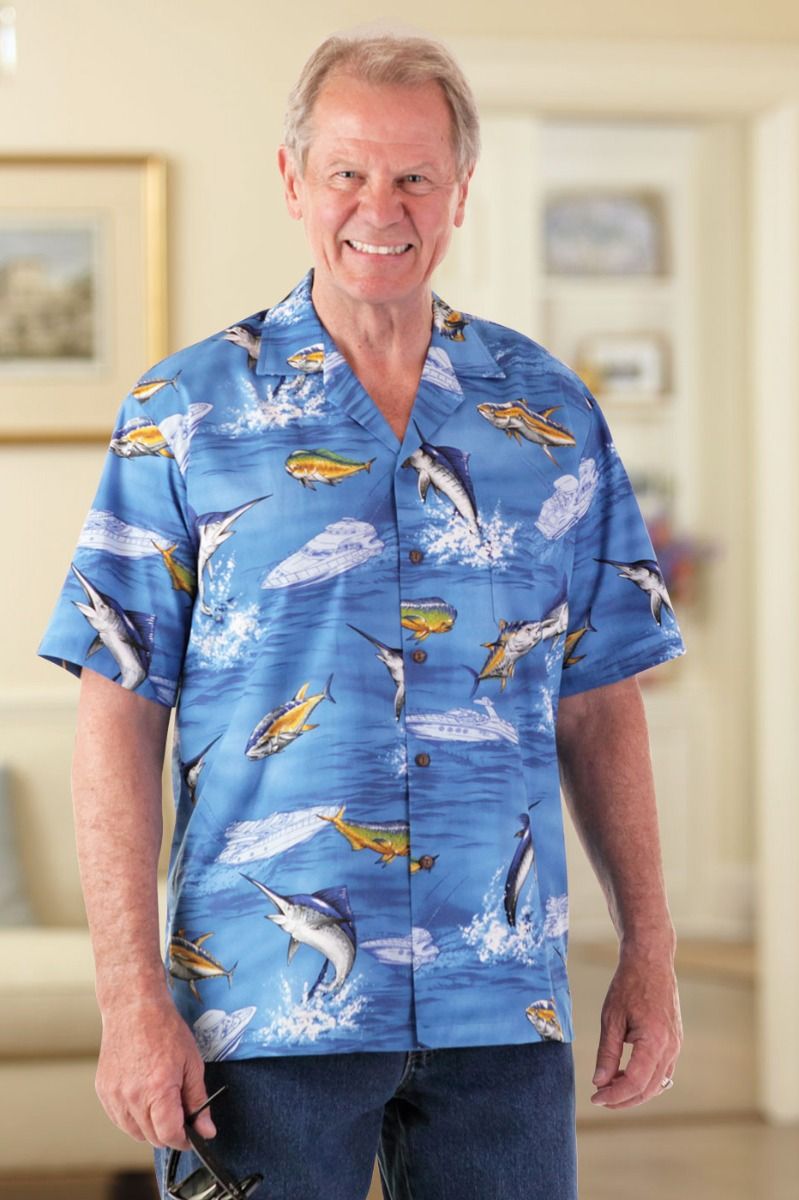 Hawaiian Shirt Adaptive Clothing for Seniors, Disabled & Elderly Care
